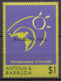 [The 50th Anniversary of Organisation of American States - Issue of 1998 of Antigua & Barbuda Overprinted "BARBUDA MAIL", type VJ]