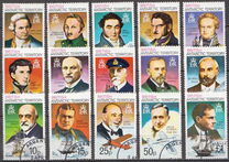 [Antarctic Researchers with their Ships or Airplanes, type AC]