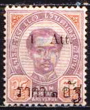 [No. 19 Surcharged - Different Types of "2", type M2]
