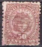 [Coat of Arms - Inscription "CORREOS NACIONALES DE LOS EE. UU. DE COLOMBIA", Scrivi BA]