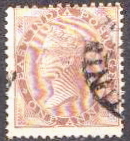 [Queen Victoria, 1819-1901 - Yellowish to White Paper, Watermarked, प्रकार E13]