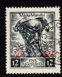 [The 500th Anniversary of Marko Marulić - Yugoslav Postage Stamp in Changed Color Overprinted "STT VUJA", type AA]