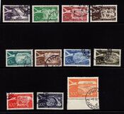 [Airmail - Yugoslav Stamps of 1951-1952 in Changed Colors and Overprinted "STT VUJNA", type CD]