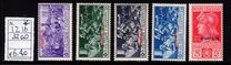 [Italian Occupation- Italian Postage Stamps No.308-312 Overprinted "STAMPALIA", type H]