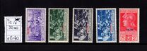 [Italian Occupation- Italian Postage Stamps No. 308-312 Overprinted "CALINO", type H]
