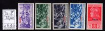 [Italian Occupation- Italian Postage Stamps No. 308-312 Overprinted "CALCHI", type H]
