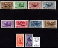 [Italian Occupation- Italian Occupation Postage Stamps No. 360-369 Overprinted "CARCHI", type K]