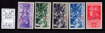 [Italian Occupation- Italian Postage Stamps No. 308-312 Overprinted "LISSO", тип H]