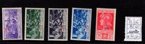 [Italian Occupation- Italian Postage Stamps No. 308-312 Overprinted "LISSO", тип H]
