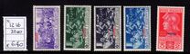 [Italian Occupation- Italian Postage Stamps No. 308-312 Overprinted "NISIRO", type H]