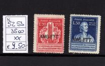 [The 150th Anniversary of the Invention of the Voltaic Pile - Italy Postage Stamps Overprinted "AMG-FTT", type V]
