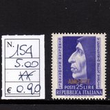 [The 500th Anniversary of the Birth of Savonarolas - Italy Postage Stamp Overprinted "AMG-FTT", tip BV]