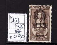 [Arcangelo Corelli - Italy Postage Stamp Overprinted "AMG-FTT", type CH]