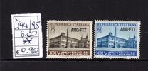 [The 25th Anniversary of the Lateran Pacts - Italy Postage Stamps Overprinted "AMG-FTT", Tipe CR]