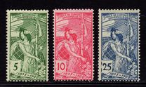 [The 25th Anniversary of the Universal Postal Union (UPU) - 1875-1900, type N]
