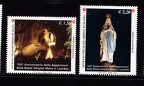 [The 150th Anniversary of the Apparitions of the Virgin Mary in Lourdes, Tipi AMZ]
