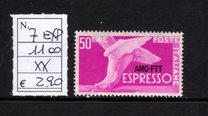 [Express Stamp -  - Italy Postage Stamp of 1951 Overprinted "AMG-FTT", type BK]