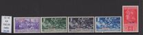 [Italian Occupation- Italian Postage Stamps No. 308-312 Overprinted "CALINO", סוג H]