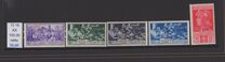 [Italian Occupation- Italian Postage Stamps No. 308-312 Overprinted "COO", type H]