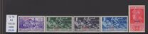 [Italian Occupation- Italian Postage Stamps No. 308-312 Overprinted "NISIRO", type H]