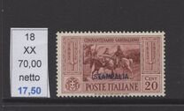 [Italian Occupation- Italian Postage Stamps No. 360-369 Overprinted "STAMPALIA", type K]