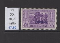 [Italian Occupation- Italian Postage Stamps No. 360-369 Overprinted "STAMPALIA", type M1]