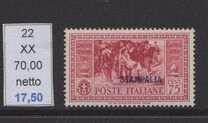 [Italian Occupation- Italian Postage Stamps No. 360-369 Overprinted "STAMPALIA", type N]