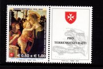 [The 500th Anniversary of the Death of Sandro Botticelli overprinted "PRO TERREMOTATI HAITI", type AQS]
