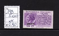 [Propaganda for the Payment of Taxes - Italy Postage Stamp Overprinted "AMG-FTT", Tip CT]