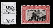 [Italian Postage Stamps Overprinted in Red or Black, tip AA]