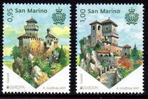 [EUROPA Stamps -  Palaces and Castles, Typ CXB]