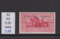 [The 2000th Anniversary of the Birth of Roman Poet Vergil - Not Issued Stamps Overprinted "TRIPOLITANIA", type AS5]
