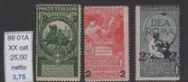 [Overprint - The 50th Anniversary of the Italian State 1911, type AZ]