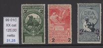 [Overprint - The 50th Anniversary of the Italian State 1911, type AZ]