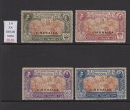 [Italian Postage Stamps Overprinted "CIRENAICA", type A]