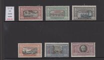 [The 50th Anniversary of the Death of Alessandro Manzioni - Italian Postage Stamps Overprinted "CIRENAICA" in Red, type C]