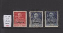 [Italian Postage Stamps Overprinted "CIRENAICA", Scrivi E]