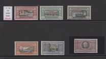 [The 50th Anniversary of the Death of Alessandro Manzoni - Italian Postage Stamps Overprinted "TRIPOLITANIA" in Red, type F]