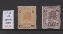 [Nos. 16 & 17 Surcharged, Tip E]