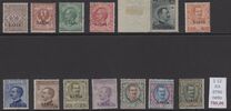 [Italian Postage Stamps Overprinted "Libia", tip A]