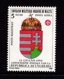 [Airmail - Postal Agreement with Hungary, type QI]