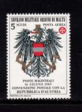 [Airmail - Postal Agreement with Austria, 類型 OP]