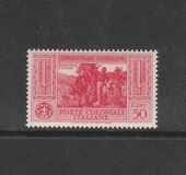 [The 50th Anniversary of the Death of Giuseppe Garibaldi - Italian Postage Stamps Overprinted "POSTE COLONIALI/ITALIANE", type F1]