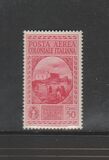 [Airmail - The 50th Anniversary of the Death of Giuseppe Garibaldi - Italian Postage Stamps Overprinted "POSTE COLONIALI/ITALIANE", type L]