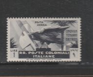 [Airmail - The 50th Anniversary of Colony of Eritrea - Eagle and Airplanes, type U1]