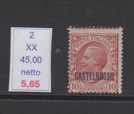 [Italian Postage Stamps Overprinted "CASTELROSSO", タイプ A1]