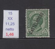 [Italian Postage Stamps Overprinted "CASTELROSSO", Scrivi A3]