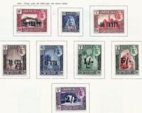 [Issues of 1942 Surcharged in Cents or Shillings, type A3]