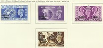 [Great Britain Postage Stamps Overprinted, Tip I]