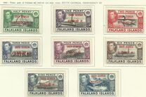 [Falkland Islands Postage Stamps Overprinted "SOUTH GEORGIA DEPENDENCY OF.", type A]
